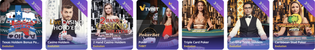 live poker at casino days